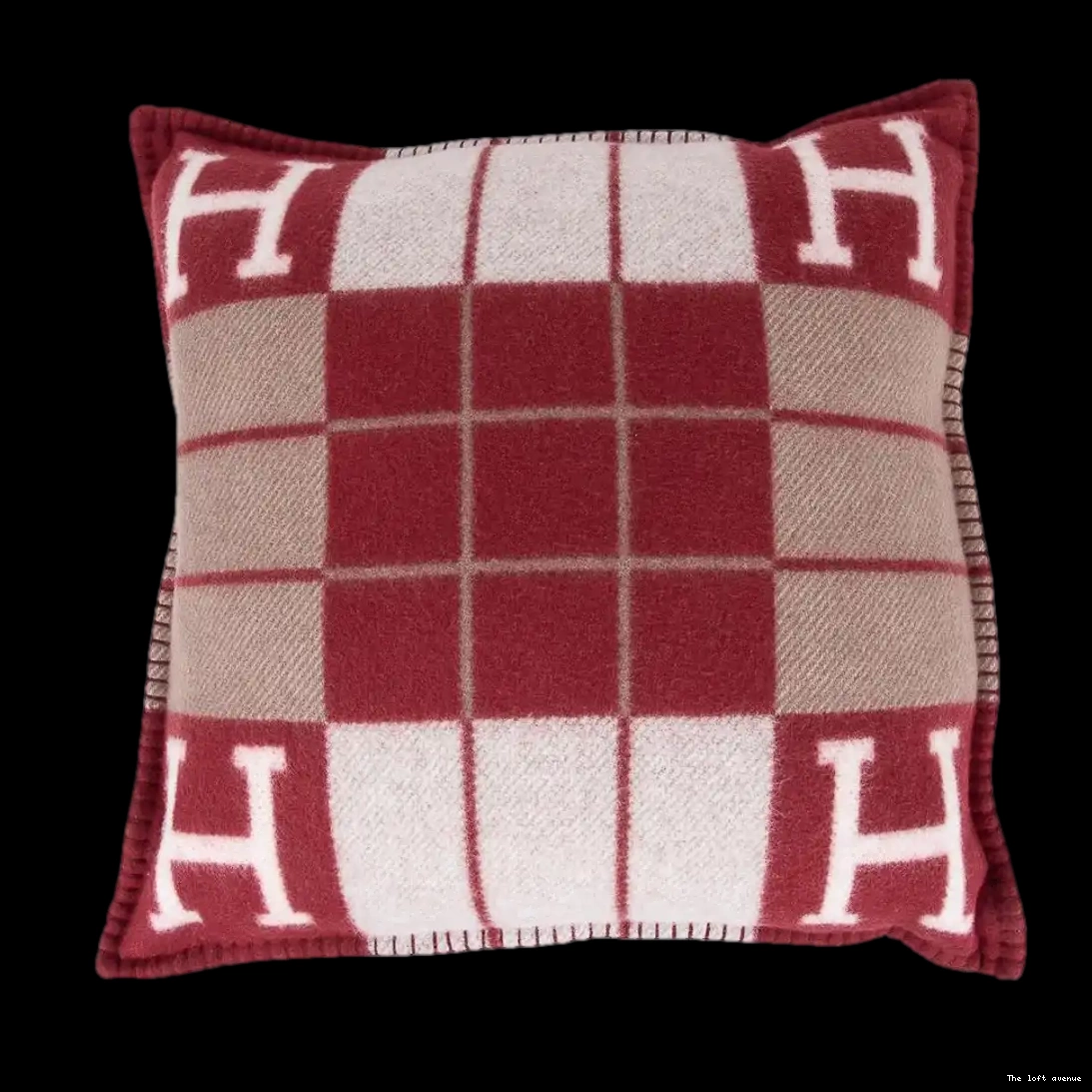 THROW WOOL STRIPE PILLOW HERMES 0505